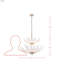 Luminaire suspendu à 2 niveaux Zanara-128603206