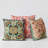 Square Cotton Embroidered Pillow With Design