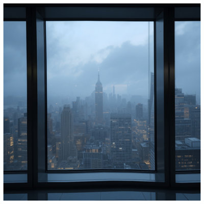 Édredon City Skyline View