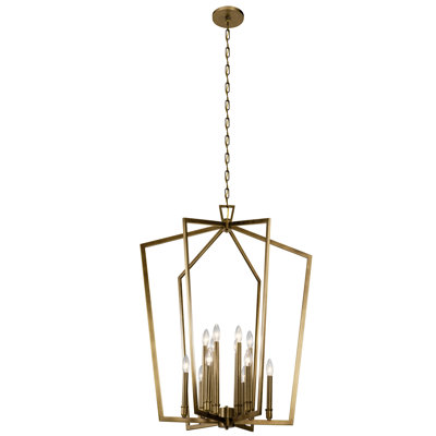 Lustre géométrique 12 lumières façon bougie