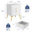 Table de chevet Brealle-1145652210