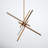 Rochelle 6-Light Sputnik Dimmable Integrated LED Pendant -55898149-124606671