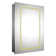 19.63'' W 27.5'' H Surface Frameless Medicine Cabinet with Mirror and 2 Adjustable Shelves
