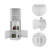 8-Bottle 2-Shelf Bar Cabinet-1695220061