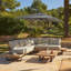Annaleah 6 - Person Garden Lounge Set with Cushions & Parasol-1176572081