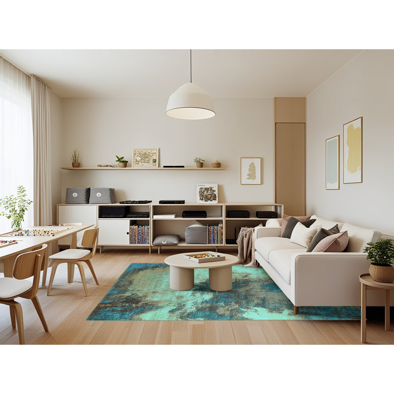 Oriental Indoor Rug, Rectangle 7' x 9'