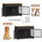 Chesterle Large Dog Crate Furniture Style With 2 Drawers And Divider-1549189966