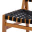 Chaise de salle à manger d'extérieur en bois d'acacia Charles-124216041