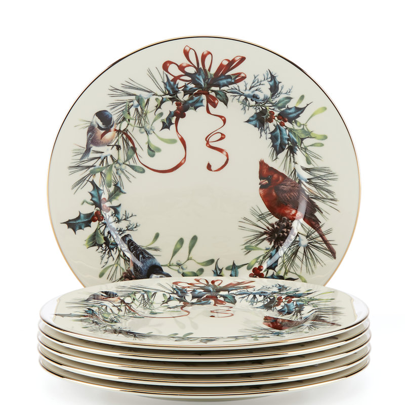 Assiette à salade Lenox Winter Greetings
