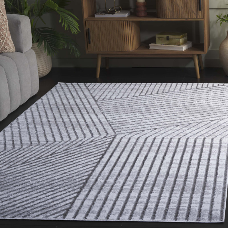 Ambrosane Performance Geometric Rug, Rectangle 5'3" x 7'6"