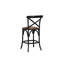 Bentwood Stool with Solid Wood Frame-2090696736