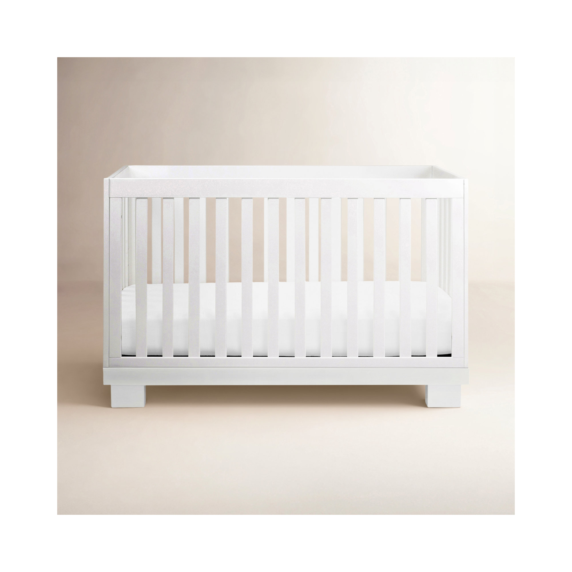 Modo 3-in-1 Convertible Crib, White