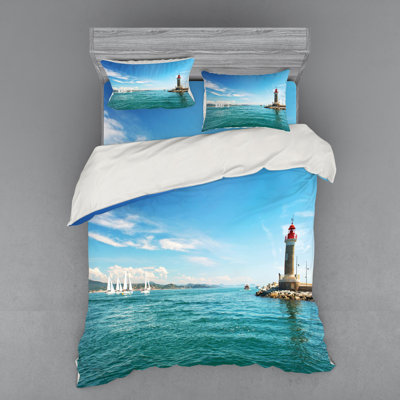 Lighthouse Coastal Duvet Cover