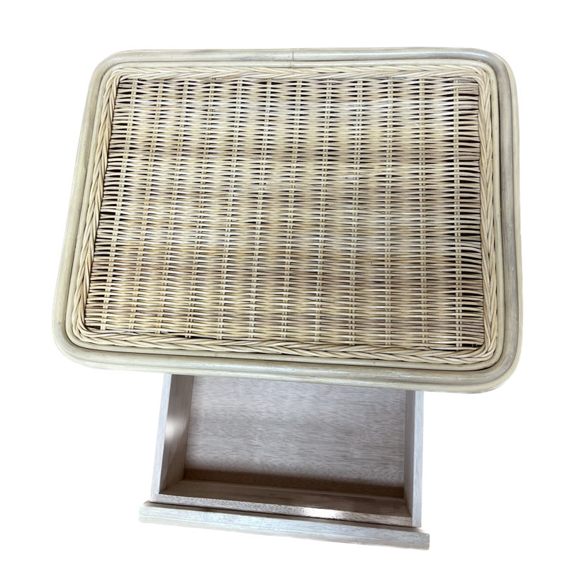 Woodlake 25'' W Wicker / Rattan Nightstand, Natural
