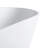 Soaking Bathtub With Freestanding Structure, 67*31.5*22.63 Inch, Center Drain, Matt White, Modern And Simple In Medium Bathrooms
