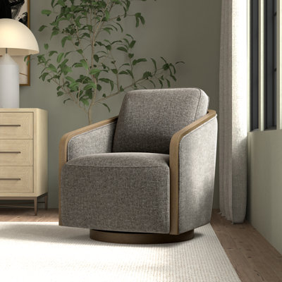 gray swivel chair