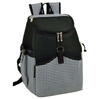 Glacière pour sac à dos pied-de-poule 22 canettes