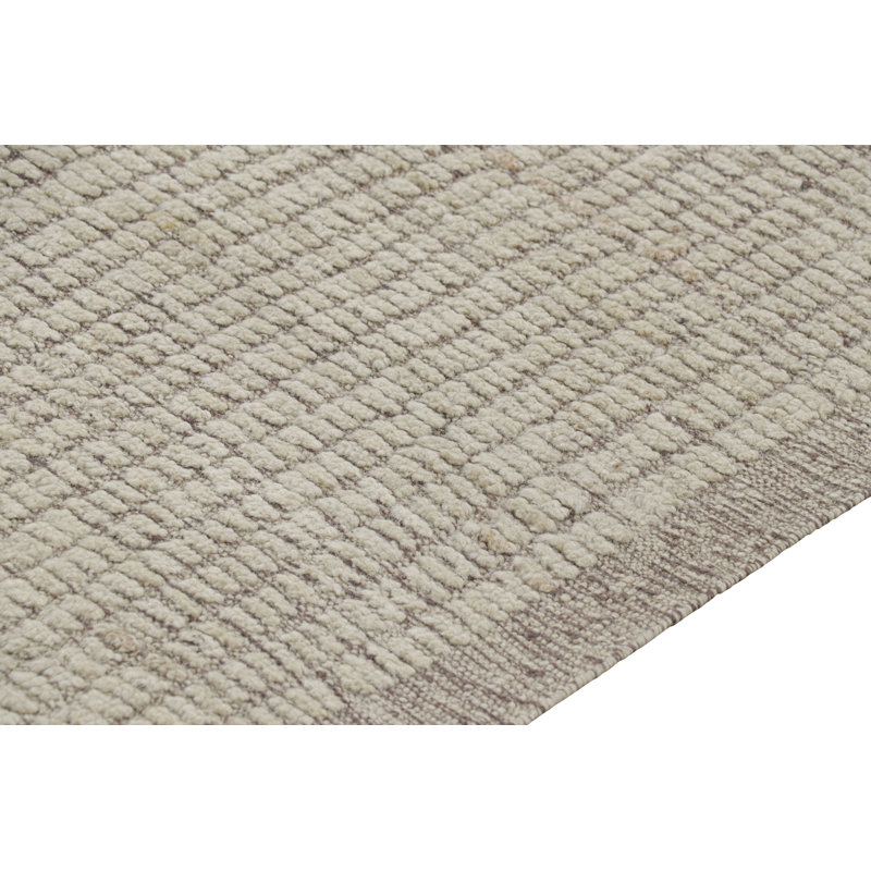 Rug & Kilim's Extra-Long Kilim Runner Rug With White Textural Stripes And Striae, Runner 3'1" x 18'10"