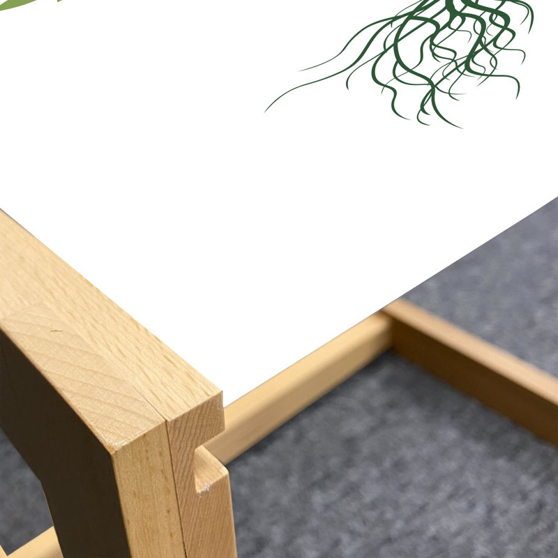Jabare Trestle Coffee Table, 40cm H x 91cm W x 62cm D