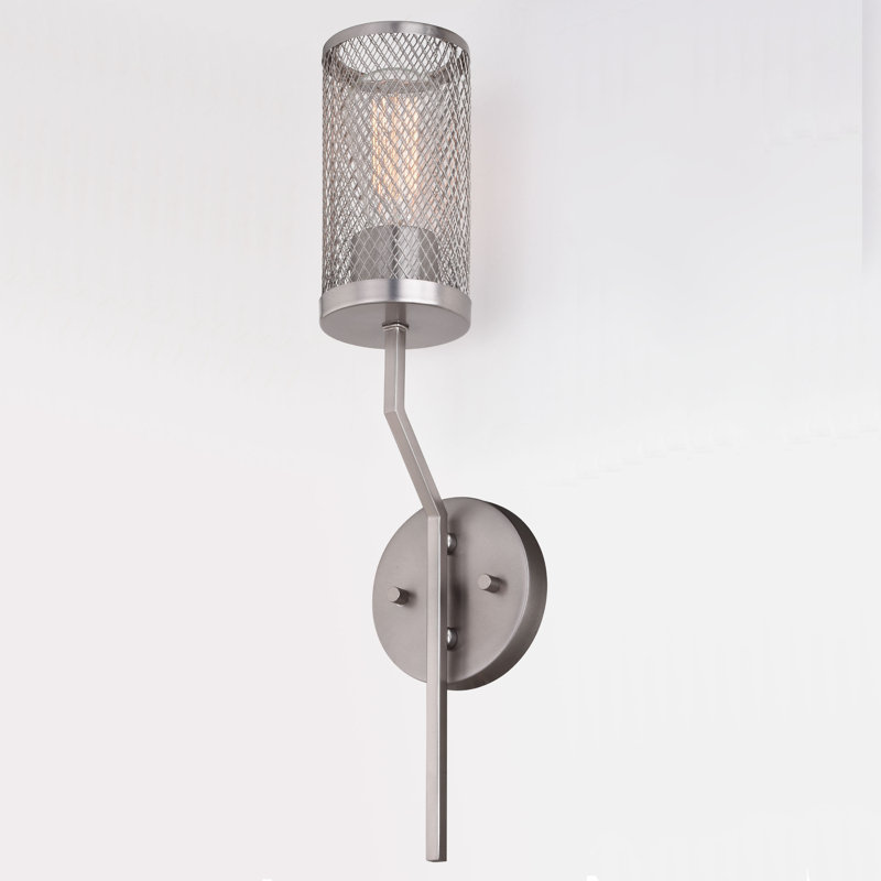 Gratiano Steel Armed Sconce