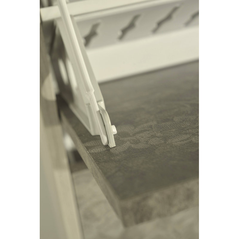 Flip Down Shoe Storage, Elm/Grey