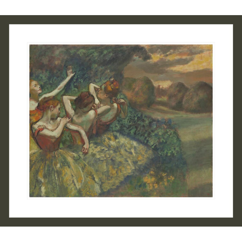 «Four Dancers» par Edgar Degas, impression giclée encadrée, H 23,5 po x l 26,89 po