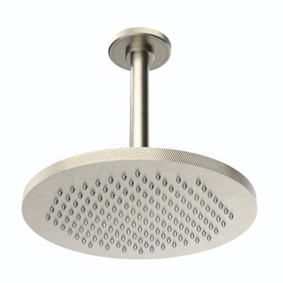 Rainstone Rainshower Head - Industrial, Knurled