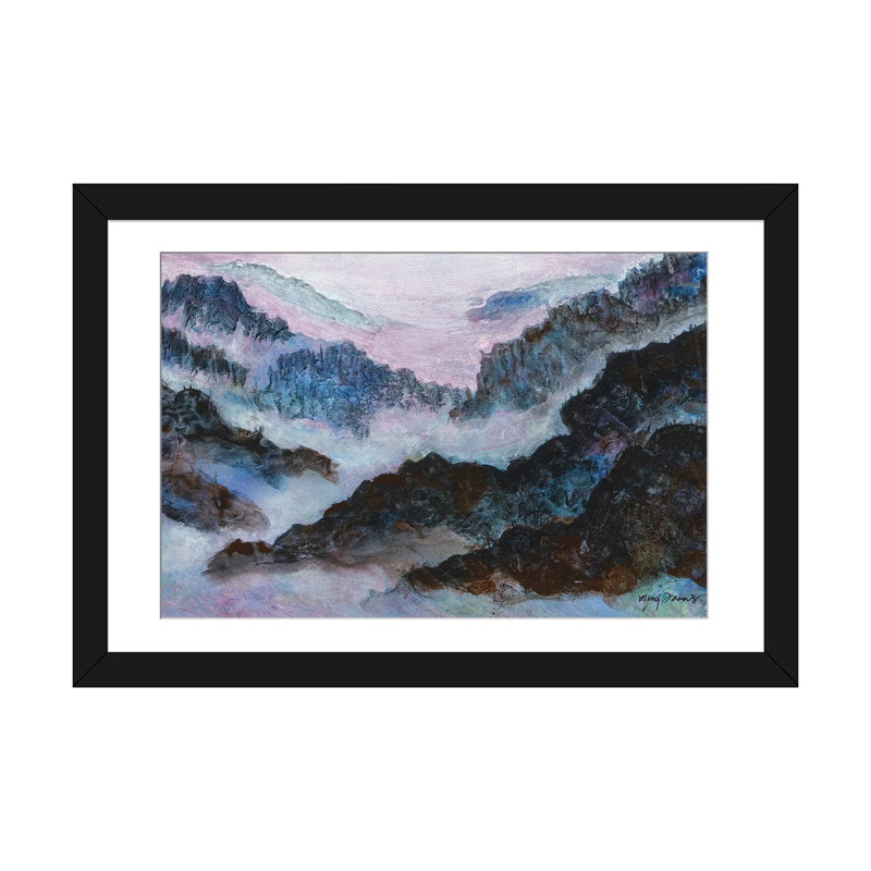 Sandia du soir - Reproduction d'art mural - Papier d'art encadré, 32 po x 24 po, Papier encadré, Noir