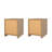 Yarbrough 2 Drawer Nightstand - Set Of 2-1489450739