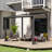 8x10 Ft Outdoor Metal Pavilion Gazebo With Aluminum Frame