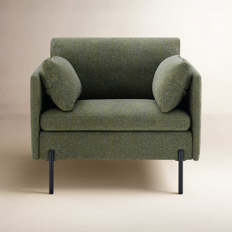 Moab Upholstered Armchair, Mellow Forest Chenille
