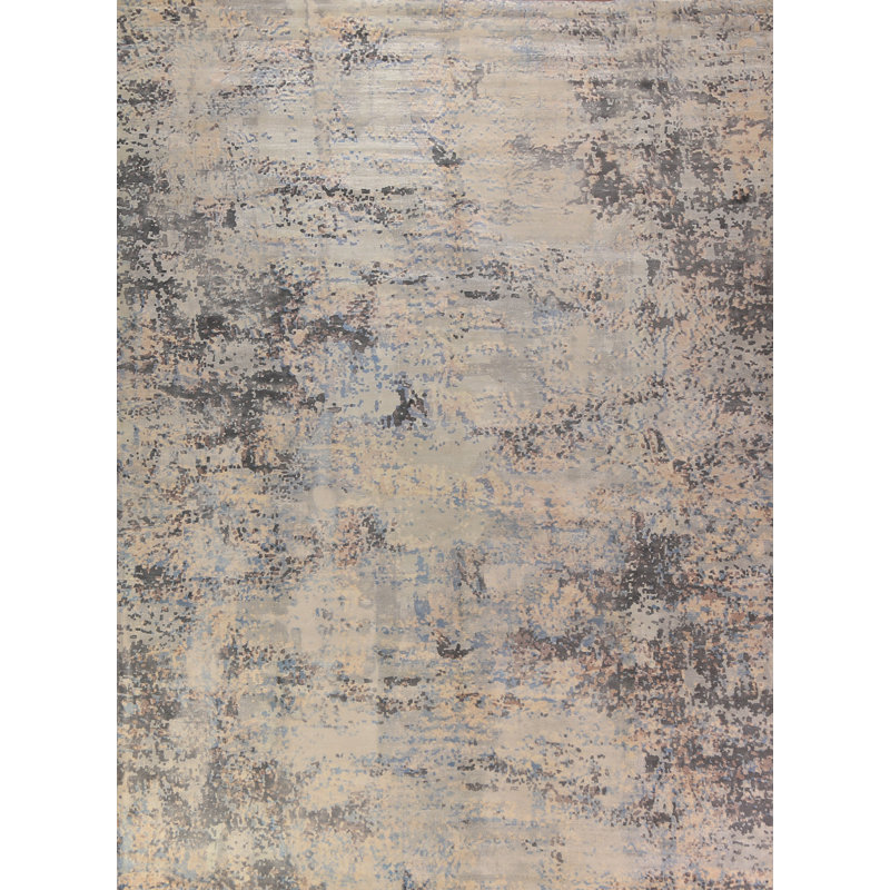 Tapis indien en laine Modern Modern