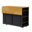 Versatile Kitchen Island with Multiple Storage Options and Mobility
