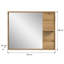 Zeno Rectangle Wall Mirror with Shelves
