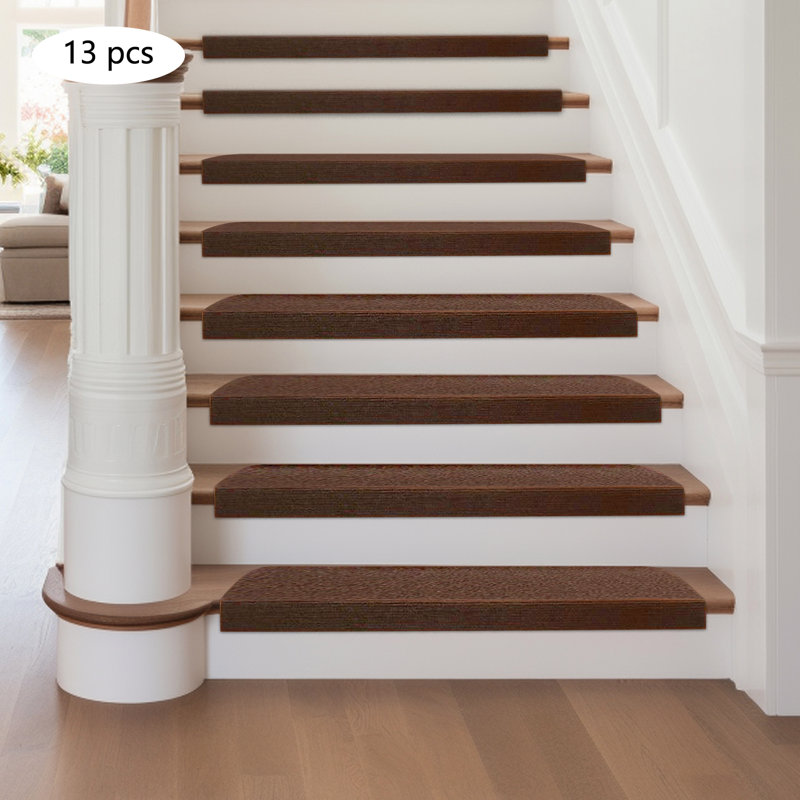 Tapis d'escalier adhésif Hoppe, Brun