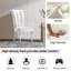 Chaise d'appoint en velours Marianela en blanc