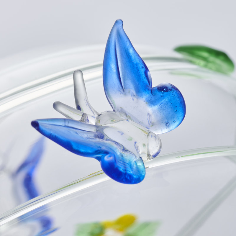 10cm Glass Globe - Wildlife Collection - Butterfly