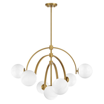 Lustre 7 lumières en laiton Marias