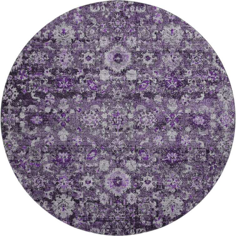 Premium Machine Washable Cerrito Purple Rug