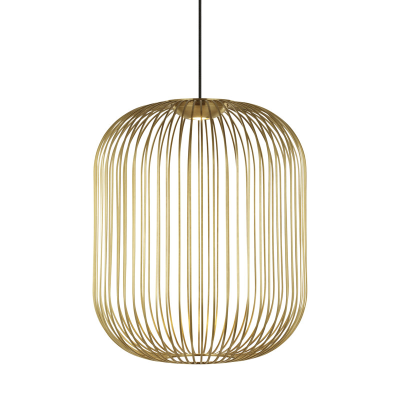 Kai 2 Pendant, Plated Brass