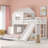Flintville Kids Twin Over Twin Bunk Bed