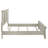 Hazelwood Distressed White Eastern King Panel Bed