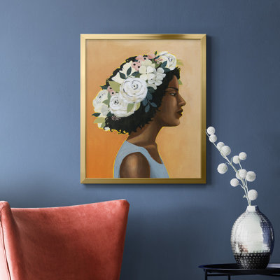 Modern Laurel I Premium Framed Canvas - Ready to Hang