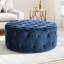 Moderne en velours bleu avec une touche chic de luxe