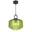 Luminaire suspendu moderne en verre vert, cordon réglable, ampoule E26 incluse