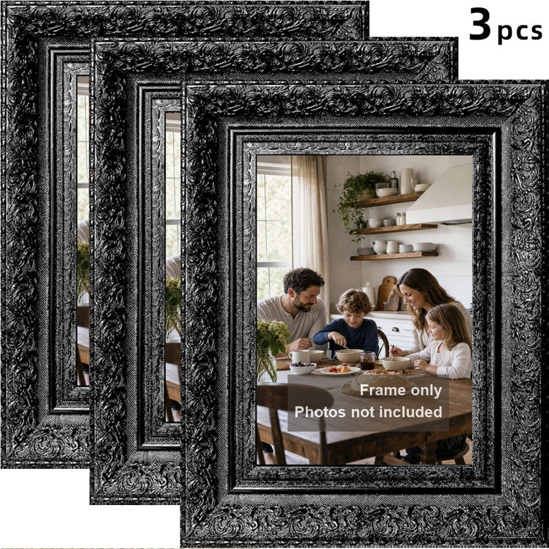 Cadre 3 photos 11 "x 14" noir pour cadre mural et de table, Black, 3, L 11 po x H 14 po