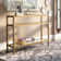 Ceno Glass Top Console Table