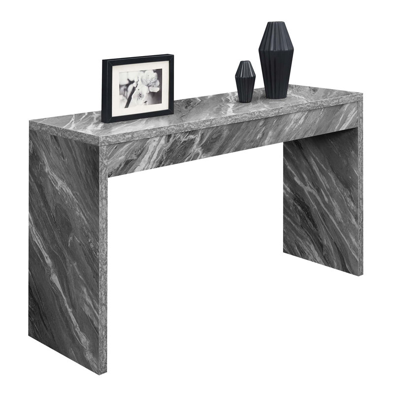 Console Brene, Faux-marbre gris