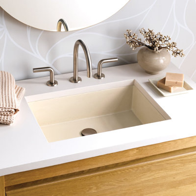 Anacapa 21" Concrete Rectangular Undermount Bathroom Sink