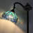 Tiffany Style Floor Lamp With Stained Glass Shade, Adjustable Gooseneck Design For Reading, Antique Tall Standing Lamp For Living Room, Bedroom, And Office